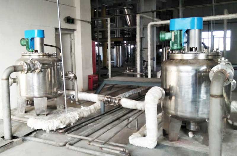 DMF extraction and washing section of pharmaceutical factory