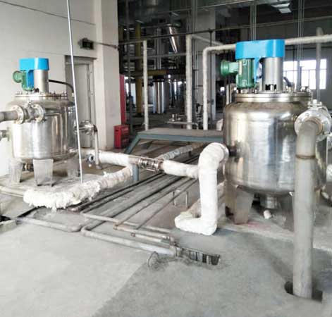 DMF extraction and washing section of pharmaceutical factory